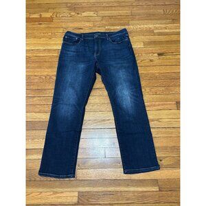 Lucky Brand Mens 223 Straight Leg Jeans Size 38x32 Blue Dark Stretch Denim